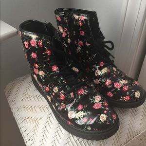 Floral Boots